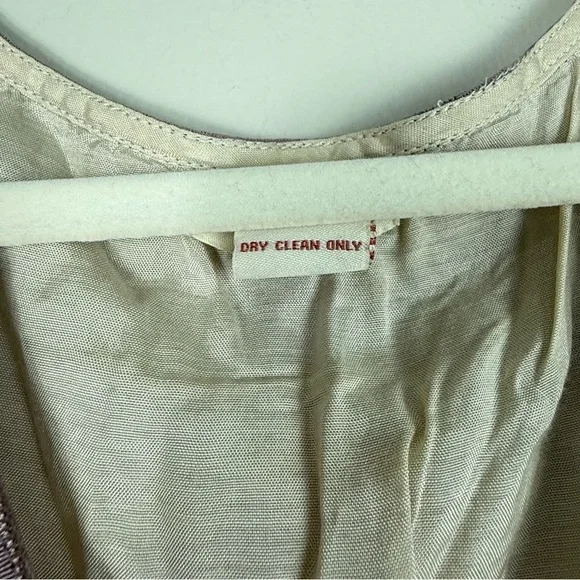 Sundance Dress Womens 2 Embroidered Floral Sheer V-Neck Sleeveless Pink Boho - Picture 4 of 8